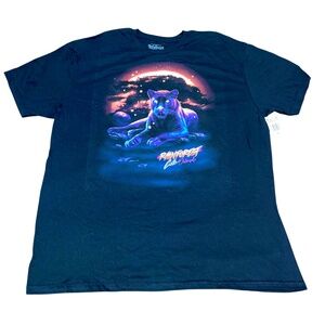 Rainforest Cafe Orlando Tiger Panther T Shirt Adult 2XL Black Mens New w/ Tags